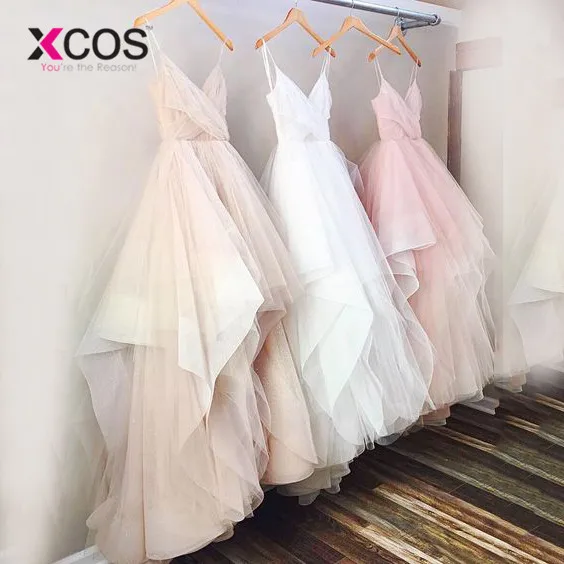 XCOS 2019 High Quality Pleat Tulle Evening Dress Backless Tiere A Line Long Party Dresses Custom Made Sexy Women Occasion Gowns
XCOS 2019 High Quality Pleat Tulle Evening Dress Backless Tiere A Line Long Party Dresses Custom Made Sexy Women Occasion Gowns