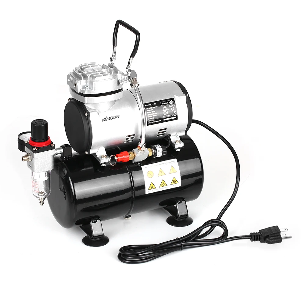 KKmoon Professional Airbrush Compressor Oil-less Quiet High-pressure Pump Tattoo Manicure Spraying Air Compressor Tank
KKmoon Professional Airbrush Compressor Oil-less Quiet High-pressure Pump Tattoo Manicure Spraying Air Compressor Tank