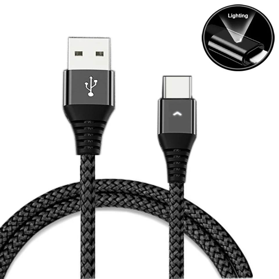 Usb Type C Fast Charging Cable LED Light Display Typec Kabel for Samsung Galaxy S8 S9 Plus Note 9 8 A8s A8 A9 2018 Xiaomi Mi8 Se
Usb Type C Fast Charging Cable LED Light Display Typec Kabel for Samsung Galaxy S8 S9 Plus Note 9 8 A8s A8 A9 2018 Xiaomi Mi8 Se