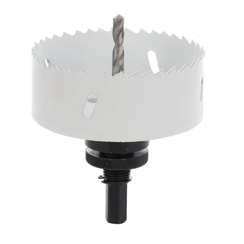 1PC 92mm Diameter Bi-Metal Holesaw with Arbor Drill Hole Saw Cutter Cutting Woodworking Tools
1PC 92mm Diameter Bi-Metal Holesaw with Arbor Drill Hole Saw Cutter Cutting Woodworking Tools