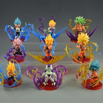 9/set Anime Dragon Ball Super Burst action figure Super Saiyan Son Goku Gohan Vegeta Freeza Gokou PVC Figures Toys
9/set Anime Dragon Ball Super Burst action figure Super Saiyan Son Goku Gohan Vegeta Freeza Gokou PVC Figures Toys
