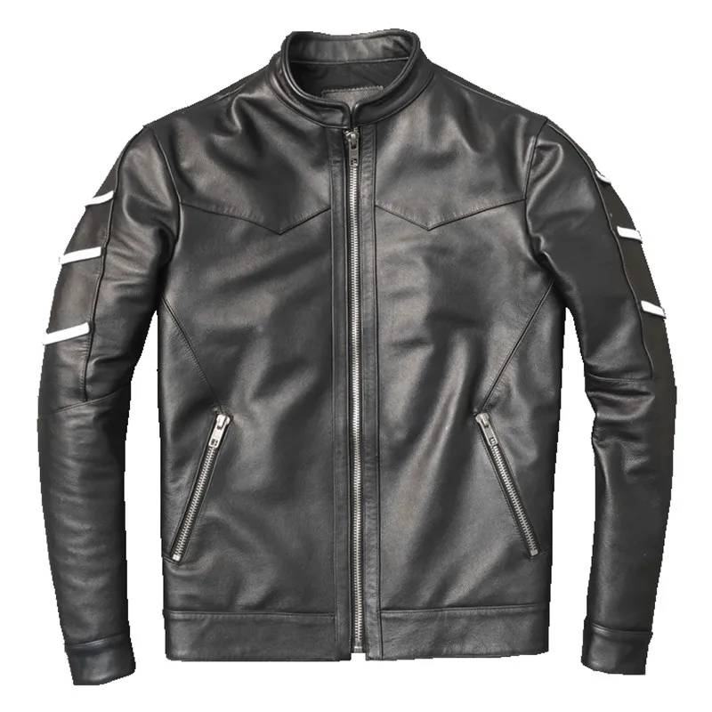 2019 Black Men Spring Short Motorcycle Leather Jacket Plus Size 4XL Genuine Cowhide Russian Slim Fit Biker's Coat FREE SHIPPING
2019 Black Men Spring Short Motorcycle Leather Jacket Plus Size 4XL Genuine Cowhide Russian Slim Fit Biker's Coat FREE SHIPPING