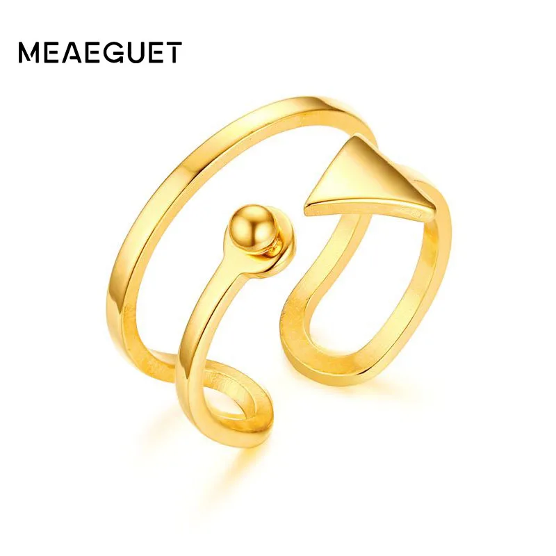 Meaeguet Irregular Rrrow Shape Ring for Women Stainless Steel Party Jewelry USA Size
Meaeguet Irregular Rrrow Shape Ring for Women Stainless Steel Party Jewelry USA Size