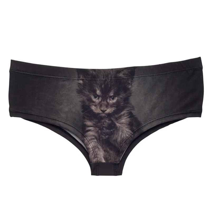 DeanFire Kawaii 3D Panties Women Underwear ANGRY BLACK CAT cartoon Print Lovely Push Up Briefs lingerie thong for female 
DeanFire Kawaii 3D Panties Women Underwear ANGRY BLACK CAT cartoon Print Lovely Push Up Briefs lingerie thong for female