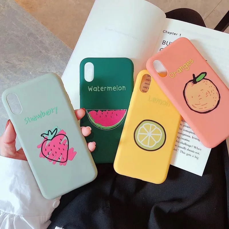 Summer Fruit Watermelon Lemon Soft TPU Silicone Cases For iPhone X XS XR XS Max Candy Color Back Cover For iPhone 7 8 6 6S Plus
Summer Fruit Watermelon Lemon Soft TPU Silicone Cases For iPhone X XS XR XS Max Candy Color Back Cover For iPhone 7 8 6 6S Plus