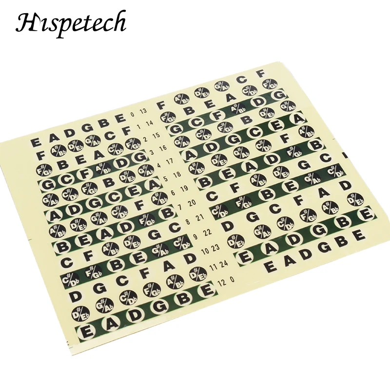 Hispetech Guitar Scale & Phonetic Name Sticker Self-study Electric Guitars' Beginner Fingerboard Stickers Convenient to use
Hispetech Guitar Scale & Phonetic Name Sticker Self-study Electric Guitars' Beginner Fingerboard Stickers Convenient to use