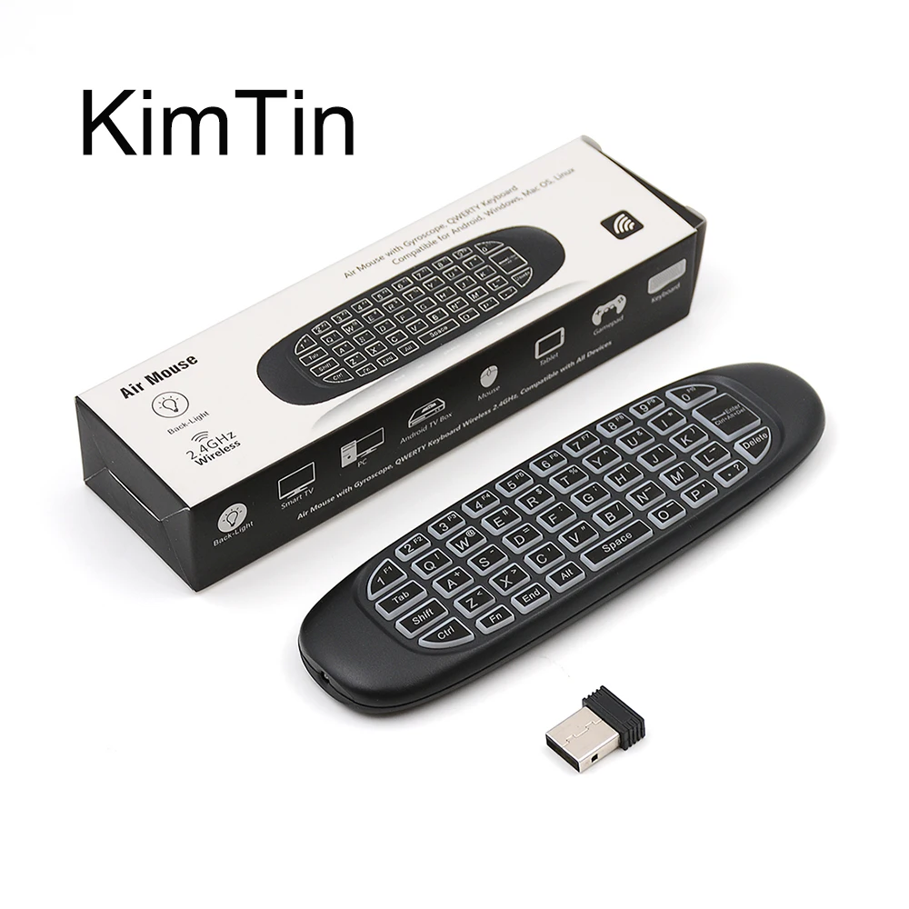 Russian C120 Fly Air Mouse Wireless Backlit Keyboard 2.4G Rechargeable Remote Controller 360 degree Control For Mi X96 TV BOX
Russian C120 Fly Air Mouse Wireless Backlit Keyboard 2.4G Rechargeable Remote Controller 360 degree Control For Mi X96 TV BOX