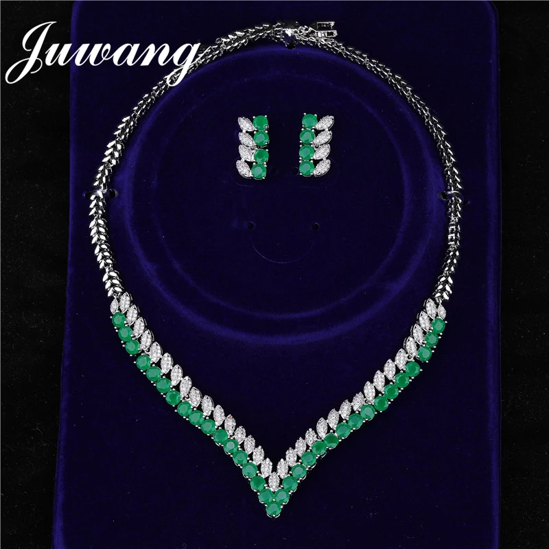 JUWANG Zircon Bridal Jewelry Sets Parure Bijoux Femme Mariage Necklace Set Elegant Jewelry Set Women Valentine Gifts
JUWANG Zircon Bridal Jewelry Sets Parure Bijoux Femme Mariage Necklace Set Elegant Jewelry Set Women Valentine Gifts
