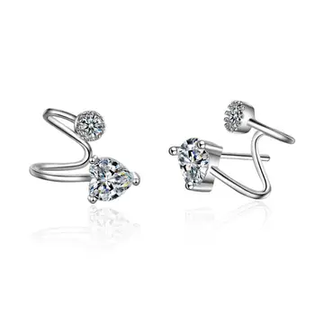 Sweet Heart Zircon Geometric Stud Earrings For Women Trend Creative 925 Sterling Silver Party Gift Jewelry Accessories SAE381
Sweet Heart Zircon Geometric Stud Earrings For Women Trend Creative 925 Sterling Silver Party Gift Jewelry Accessories SAE381