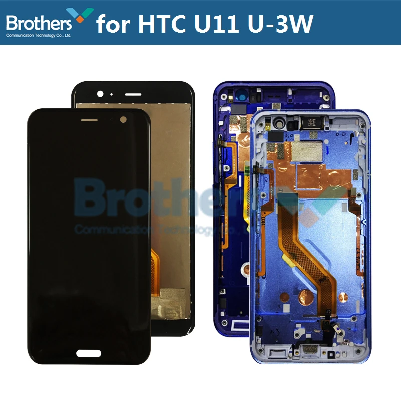 LCD Screen for HTC U11 U-3W LCD Display With Frame Button Touch Screen Digitizer for HTC U11 LCD Assembly 5.5'' Replacement Top
LCD Screen for HTC U11 U-3W LCD Display With Frame Button Touch Screen Digitizer for HTC U11 LCD Assembly 5.5'' Replacement Top
