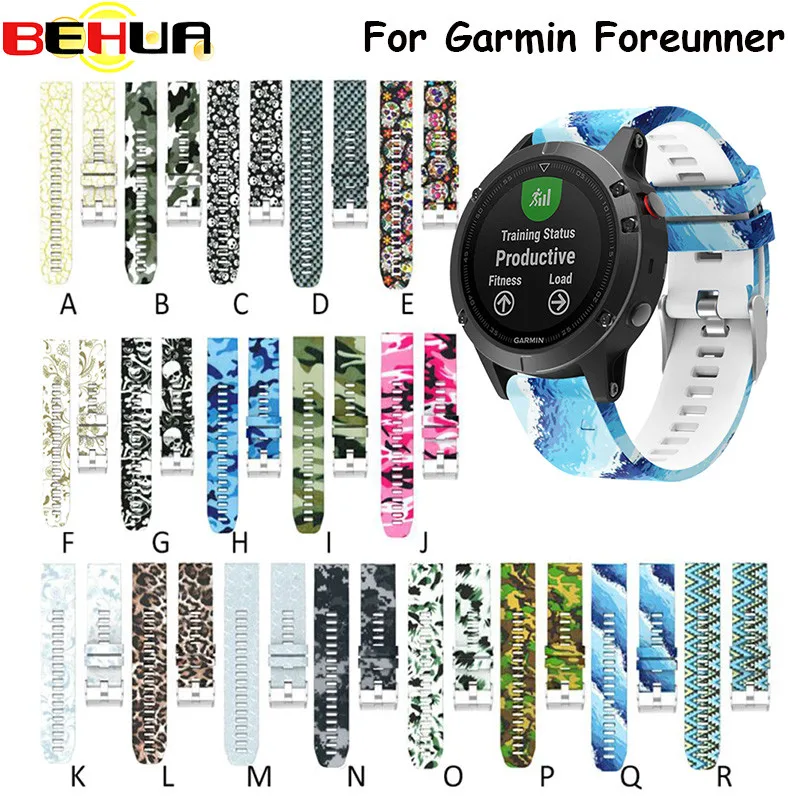 Горячее предложение, быстросъемный ремешок для наручных часов Garmin Fenix 5 forerunner 935, gps-часы с принтом, Модный спортивный силиконовый ремешок для часов
Горячее предложение, быстросъемный ремешок для наручных часов Garmin Fenix 5 forerunner 935, gps-часы с принтом, Модный спортивный силиконовый ремешок для часов