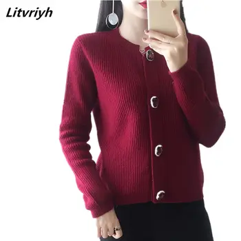 Litvriyh 18 new autumn cashmere sweater cardigan women sweater round neck thick warm cashmere women cardigan female knitted tops
Litvriyh 18 new autumn cashmere sweater cardigan women sweater round neck thick warm cashmere women cardigan female knitted tops