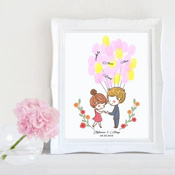 Write name date for Wedding Guestbook,Creative Wedding Souvenir, Marriage Anniversary Fingerprint Guest Book, Thumbprint Balloon
Write name date for Wedding Guestbook,Creative Wedding Souvenir, Marriage Anniversary Fingerprint Guest Book, Thumbprint Balloon