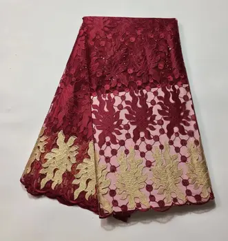 High Quality Nigerian Lace Fabrics 2017 With Stones African French Net Lace Fabric Embroidered Tulle Mesh Lace Fabric Wine Red J
High Quality Nigerian Lace Fabrics 2017 With Stones African French Net Lace Fabric Embroidered Tulle Mesh Lace Fabric Wine Red J