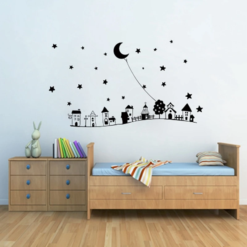 European style Large size free shipping Goodnight Moon & Star vinyl decorative wall stickers for children's room,g0162
European style Large size free shipping Goodnight Moon & Star vinyl decorative wall stickers for children's room,g0162