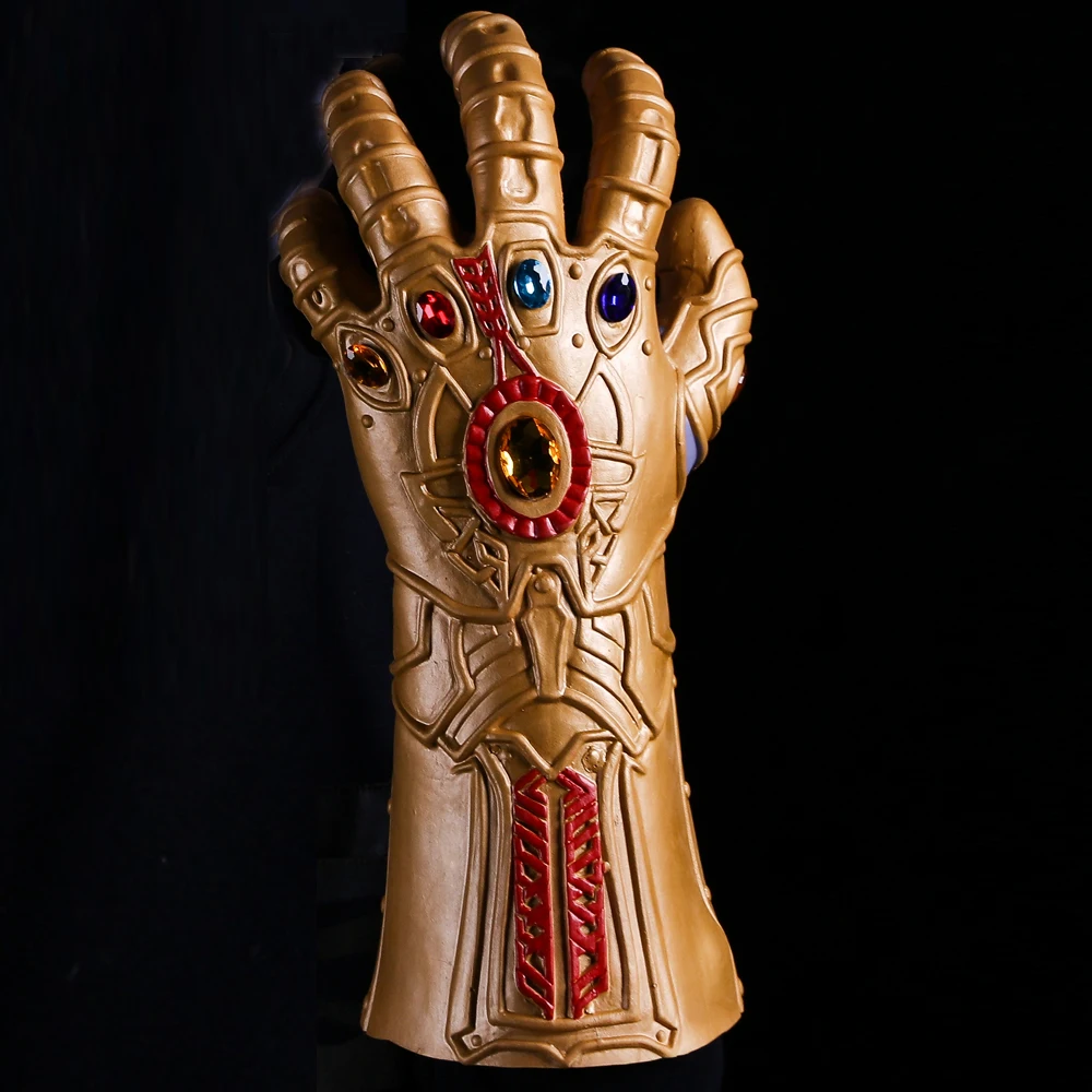 

Avengers: Infinity War Thanos Infinity Gauntlet Cosplay Latex Gloves Superhero Avengers Thanos Glove Halloween Party Accessories