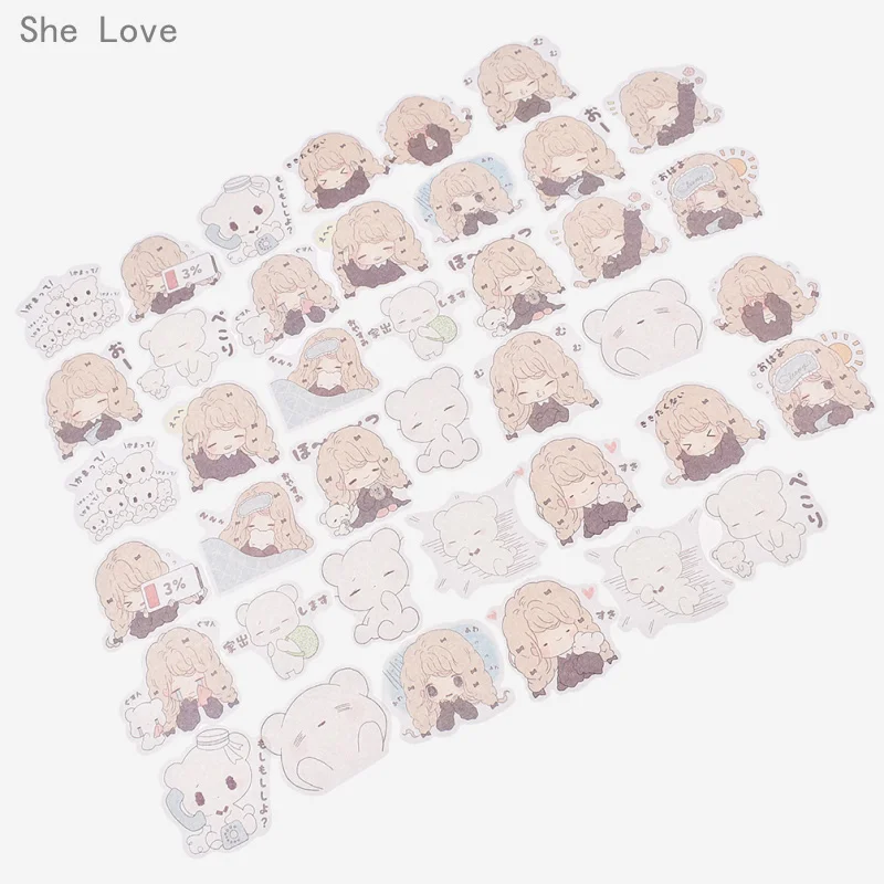 She Love Japanese Style Kawaii Girl Scrapbooking Stickers Decorative Sticker DIY Craft Photo Albums Decals
She Love Japanese Style Kawaii Girl Scrapbooking Stickers Decorative Sticker DIY Craft Photo Albums Decals
