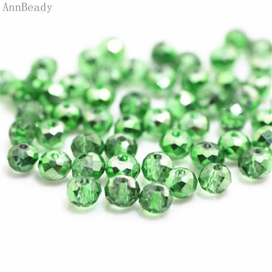 AnnBeady New light greeb Color 3*4mm 145pcs Rondelle Austria faceted Crystal Glass Beads Loose Spacer Beads For Jewelry Making
AnnBeady New light greeb Color 3*4mm 145pcs Rondelle Austria faceted Crystal Glass Beads Loose Spacer Beads For Jewelry Making