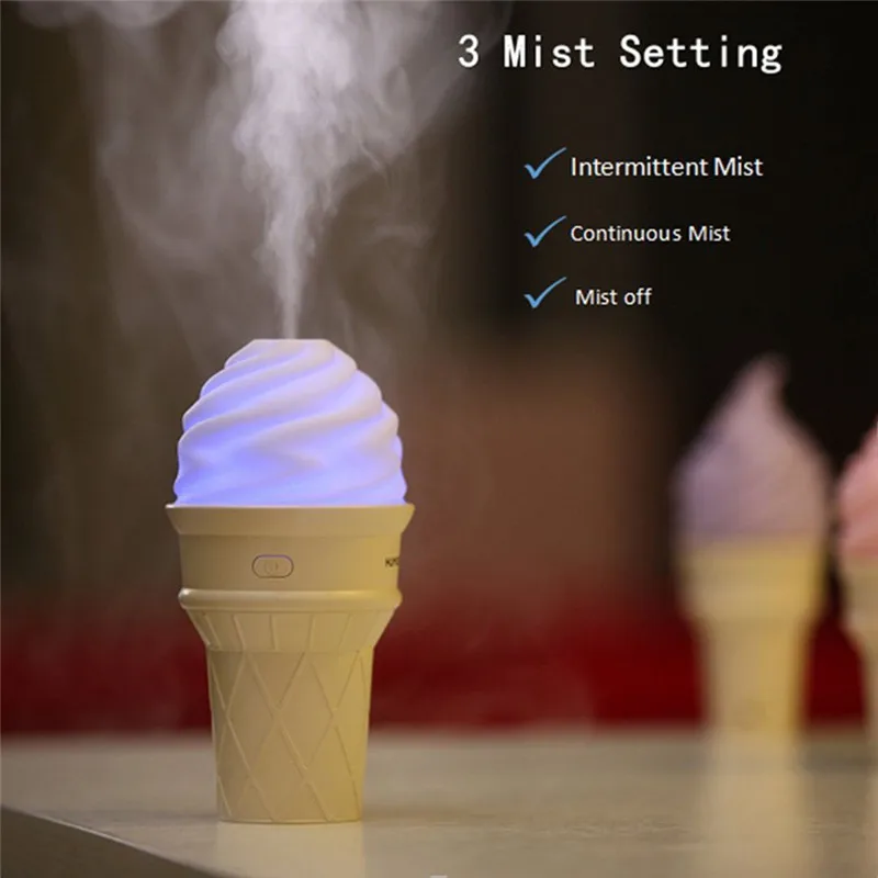 Ice cream Cool Mist Humidifier with Adjustable Mist Mode,7 Color LED Lights Changing and Timed Auto Shutdown For Office Home f
Ice cream Cool Mist Humidifier with Adjustable Mist Mode,7 Color LED Lights Changing and Timed Auto Shutdown For Office Home f