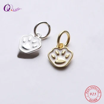 7.3x8mm 925 sterling silver epoxy cat footprints pendant Animal footprint for Women Jewelry making Necklace bracelet accessories
7.3x8mm 925 sterling silver epoxy cat footprints pendant Animal footprint for Women Jewelry making Necklace bracelet accessories