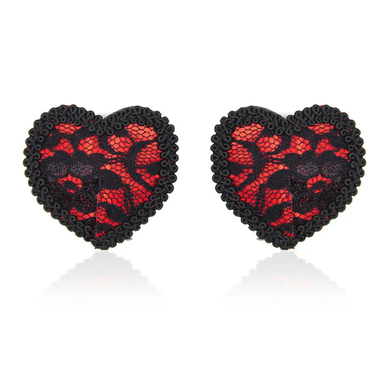 Red lace Women Petal Breast Lady Sexy Heart Nipple Cover Disposable Hot Burlesque Sticker Pasties Brest Bra Patches
Red lace Women Petal Breast Lady Sexy Heart Nipple Cover Disposable Hot Burlesque Sticker Pasties Brest Bra Patches