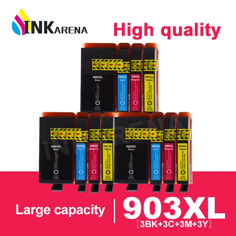 Чернильный картридж INKARENA 903, совместимый с HP 903 XL для HP 903 907 XL OfficeJet 6950 6960 6963 6964 6965 6966 6968 6970 6975
Чернильный картридж INKARENA 903, совместимый с HP 903 XL для HP 903 907 XL OfficeJet 6950 6960 6963 6964 6965 6966 6968 6970 6975