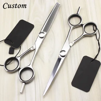 Custom professional japan 440c steel 5.5 / 6 inch hair scissors set cutting barber scissor thinning shears hairdressing scissors
Custom professional japan 440c steel 5.5 / 6 inch hair scissors set cutting barber scissor thinning shears hairdressing scissors