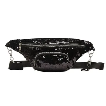 Women's Bag Solid Color Sequined Waist Bag Shoulder Bag Diagonal Messenger Bag Shoulder Chest Bag Bauchtasche#
Women's Bag Solid Color Sequined Waist Bag Shoulder Bag Diagonal Messenger Bag Shoulder Chest Bag Bauchtasche#