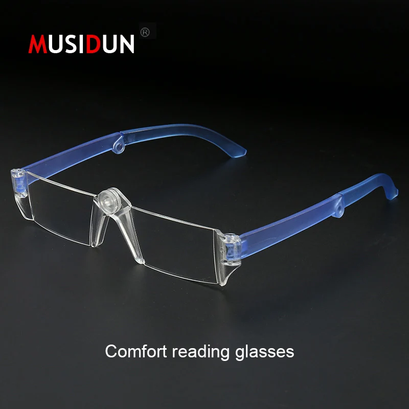 Fashion Anti-fatigue Folding Reading Glasses Man Woman Ultralight Presbyopic Eyeglasses Diopter +1.0+1.5+2.0+2.5+3.0+3.5 Q155
Fashion Anti-fatigue Folding Reading Glasses Man Woman Ultralight Presbyopic Eyeglasses Diopter +1.0+1.5+2.0+2.5+3.0+3.5 Q155