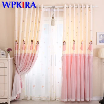Lovely Sweet Princess Design Semi-Shading Curtain For Baby Girls Bedroom Decoration Stitching Luxury Fabric Pink Drapes M103D3
Lovely Sweet Princess Design Semi-Shading Curtain For Baby Girls Bedroom Decoration Stitching Luxury Fabric Pink Drapes M103D3