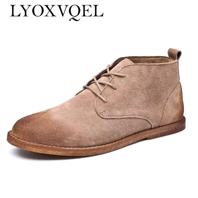 Genuine Leather Men Ankle Boots Breathable Men Leather Boots High Top Shoes Outdoor Casual Men Winter Shoes Botas Homme M477 
Genuine Leather Men Ankle Boots Breathable Men Leather Boots High Top Shoes Outdoor Casual Men Winter Shoes Botas Homme M477