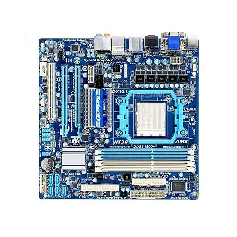 Б/у материнская плата 880G AM3 для Gigabyte GA-880GMA-UD2H 880GMA-UD2H DDR3 твердотельный накопитель
