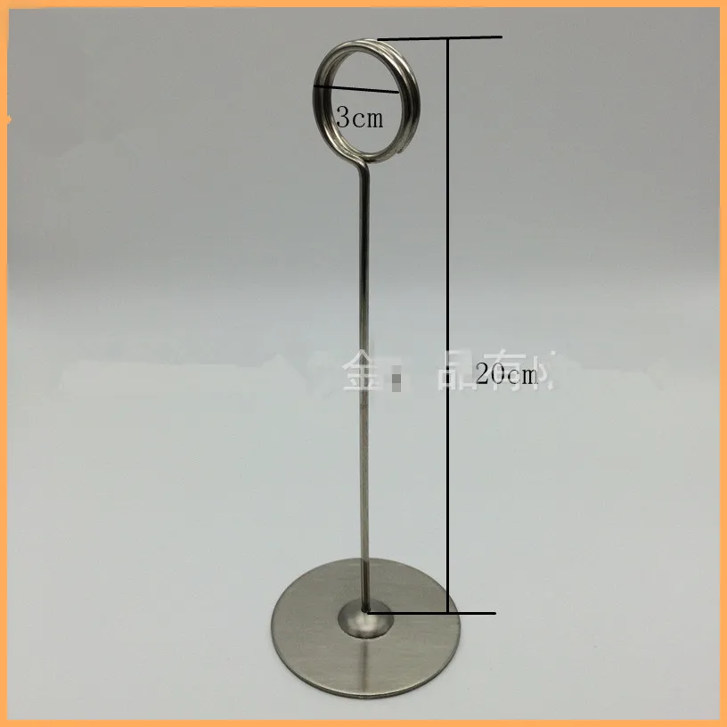8" Stainless steel Table Number Card Clips Tag Stands Table Number Holder Table Card Holder Place Card Holder
8" Stainless steel Table Number Card Clips Tag Stands Table Number Holder Table Card Holder Place Card Holder