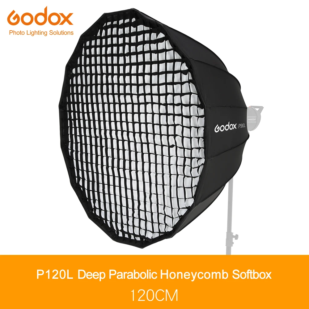 Godox Portable P120L 120CM Deep Parabolic Honeycomb Grid Softbox Bowens Mount Studio Flash Reflector Photo Studio Softbox
Godox Portable P120L 120CM Deep Parabolic Honeycomb Grid Softbox Bowens Mount Studio Flash Reflector Photo Studio Softbox