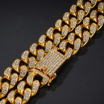 20mm Big Heavy Hip Hop Full Rhinestones Paved Bling Iced Out Round Cuban Link Chain Necklaces for Men Rapper Jewelry
20mm Big Heavy Hip Hop Full Rhinestones Paved Bling Iced Out Round Cuban Link Chain Necklaces for Men Rapper Jewelry