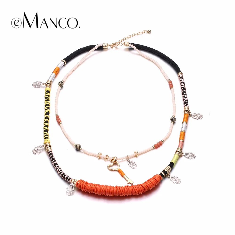 eManco fashion bohemian rope necklace for women eManco Handmade Chokers Cute Necklaces Stylish women Trendy Hand Made Rope Chain
eManco fashion bohemian rope necklace for women eManco Handmade Chokers Cute Necklaces Stylish women Trendy Hand Made Rope Chain