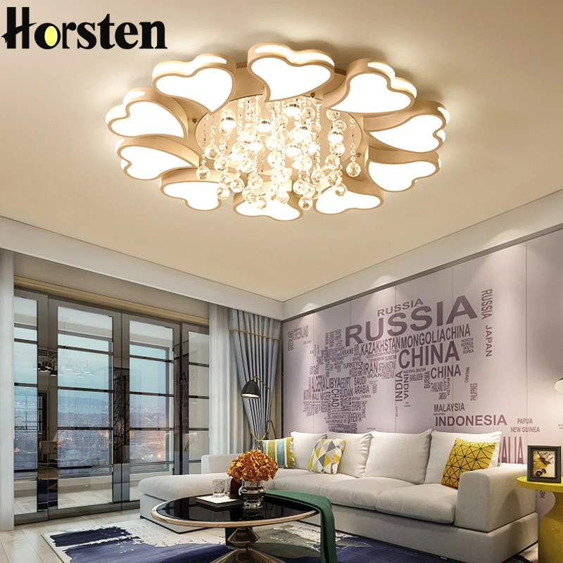 Horsten Remote Controlling Crystal Ceiling Chandelier Modern Love Heart Crystal Ceiling Lamps For Living Room Bedroom Home Decor
Horsten Remote Controlling Crystal Ceiling Chandelier Modern Love Heart Crystal Ceiling Lamps For Living Room Bedroom Home Decor