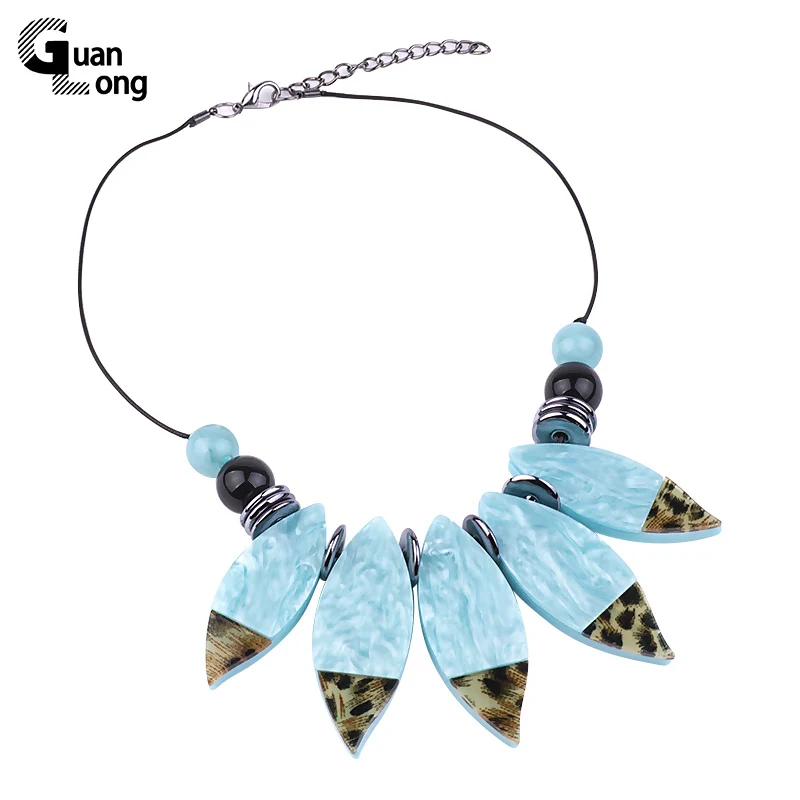 GuanLong Fashion Resin Chunky Statement Necklaces & Pendants For Women 2018 New Year Gift Jewelry
GuanLong Fashion Resin Chunky Statement Necklaces & Pendants For Women 2018 New Year Gift Jewelry
