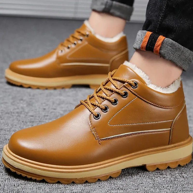 Wedges leather boots for men plush ankle boots warm winter shoes 2019 new arrival martin boots man snow boot
Wedges leather boots for men plush ankle boots warm winter shoes 2019 new arrival martin boots man snow boot
