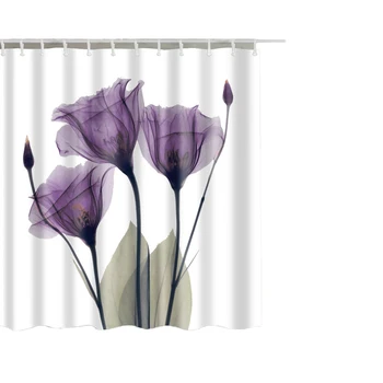 Flower Waterproof Shower Curtain Waterproof Polyester Fabric Bath Bathing Bathroom Curtains with 12 Hooks for Home Decorations
Flower Waterproof Shower Curtain Waterproof Polyester Fabric Bath Bathing Bathroom Curtains with 12 Hooks for Home Decorations