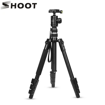 SHOOT Lightweight Portable Professional Travel Camera Tripod Stand for Digital SLR DSLR Camera Aluminum Holder with Ball Head
SHOOT Lightweight Portable Professional Travel Camera Tripod Stand for Digital SLR DSLR Camera Aluminum Holder with Ball Head