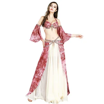 Professional Belly Dance Competition Costume Set Bra Long Skirt Sleeves Bollywood Carnival 2019 Performance Women 3PCS
Professional Belly Dance Competition Costume Set Bra Long Skirt Sleeves Bollywood Carnival 2019 Performance Women 3PCS