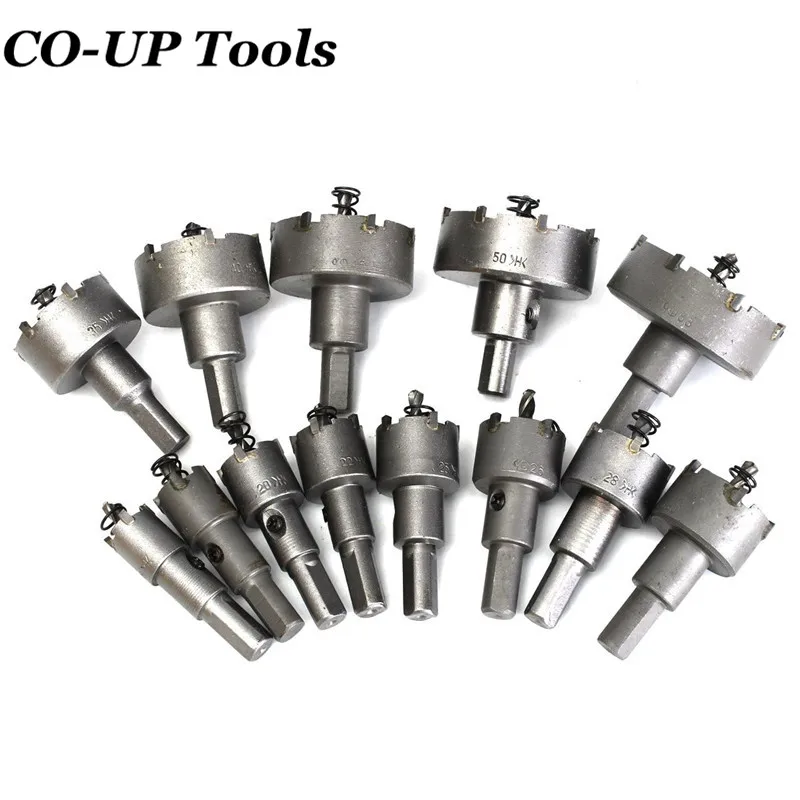 New 15-100mm Carbide Tip Drill Bit TCT Hole Saw Set for Stainless Steel Metal Alloy Drilling
New 15-100mm Carbide Tip Drill Bit TCT Hole Saw Set for Stainless Steel Metal Alloy Drilling