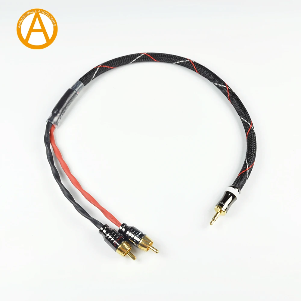 ANAUDIOPHILE Hi-Fi 3.5mm Jack Male To RCA Stereo Cable Hi-Fi Interconect Audio Cable For Amplifier Preamp PC Mobile Phone Tablet
ANAUDIOPHILE Hi-Fi 3.5mm Jack Male To RCA Stereo Cable Hi-Fi Interconect Audio Cable For Amplifier Preamp PC Mobile Phone Tablet