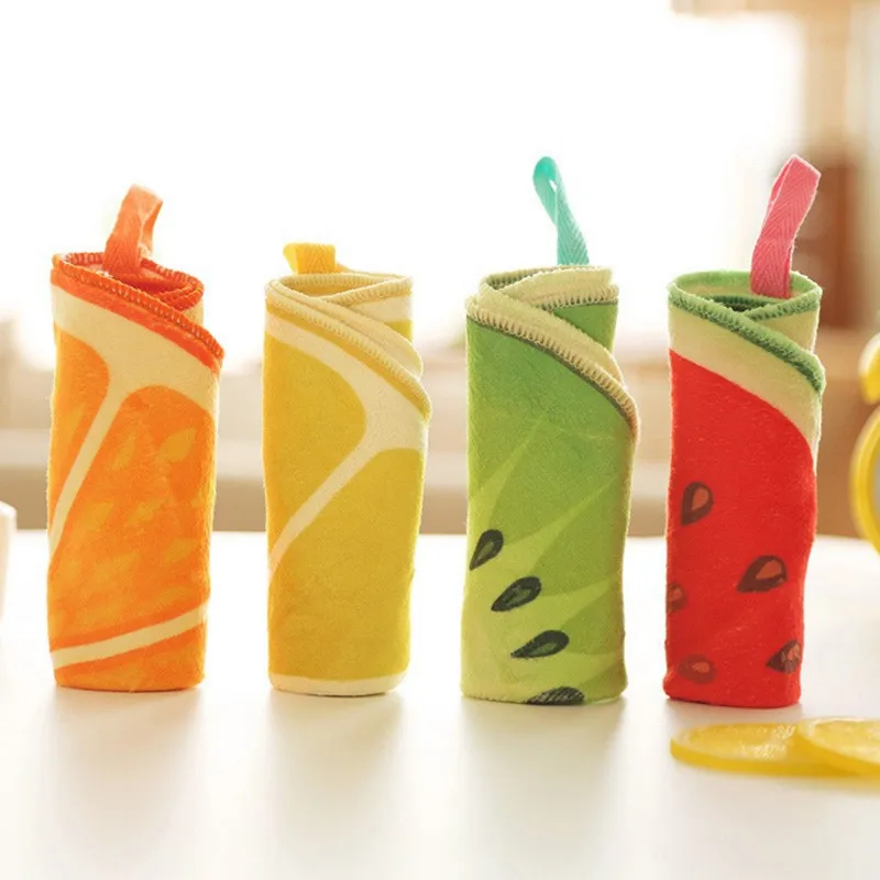 10Pcs/Lot Handing Fruit Hand Towel Wiping Napkin Dish Dry Cloth Candy Color Cartoon Design Pattern Absorbent Kitchen Tool
10Pcs/Lot Handing Fruit Hand Towel Wiping Napkin Dish Dry Cloth Candy Color Cartoon Design Pattern Absorbent Kitchen Tool