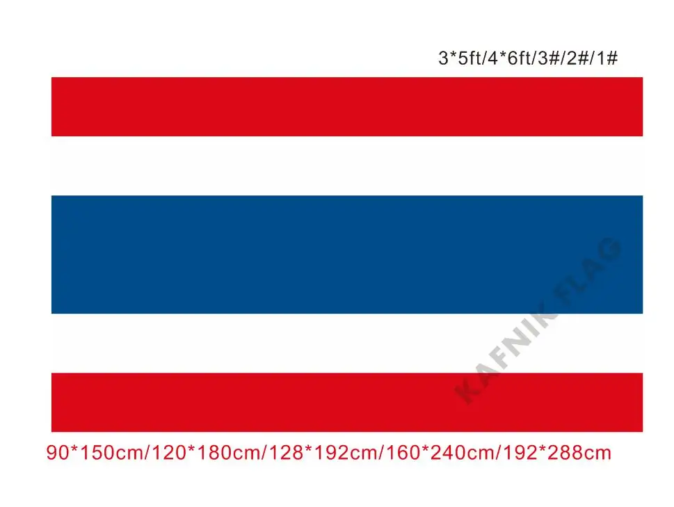 KAFNIK бесплатная доставка 90x15 см/128*192 см/160*240 см/192*288 СМ большие флаги таиландский