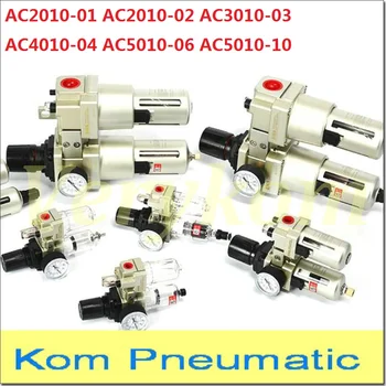 Pneumatic Pump Compressor Air Filter Regulator Lubricator Union Size 1/8" 1/4" to 1" bsp Oil Water Separator AC 3010-03 4010-04
Pneumatic Pump Compressor Air Filter Regulator Lubricator Union Size 1/8" 1/4" to 1" bsp Oil Water Separator AC 3010-03 4010-04