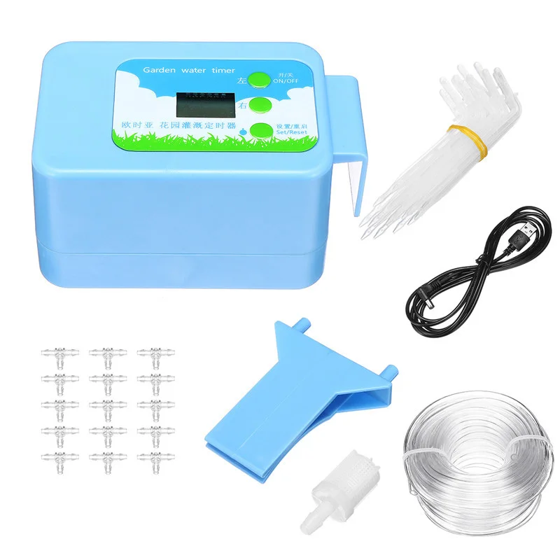 Garden DIY Micro Drip Auto watering Set Plant Irrigation Timer Self Plants Flowers Water Control System with 10M irrigation Hose
Garden DIY Micro Drip Auto watering Set Plant Irrigation Timer Self Plants Flowers Water Control System with 10M irrigation Hose