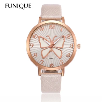 FUNIQUE Fashion Women Dress Watch Cute Butterfly Wrist Watch Minimalist Women Leather Quartz Hour Clock For Dropshipping
FUNIQUE Fashion Women Dress Watch Cute Butterfly Wrist Watch Minimalist Women Leather Quartz Hour Clock For Dropshipping