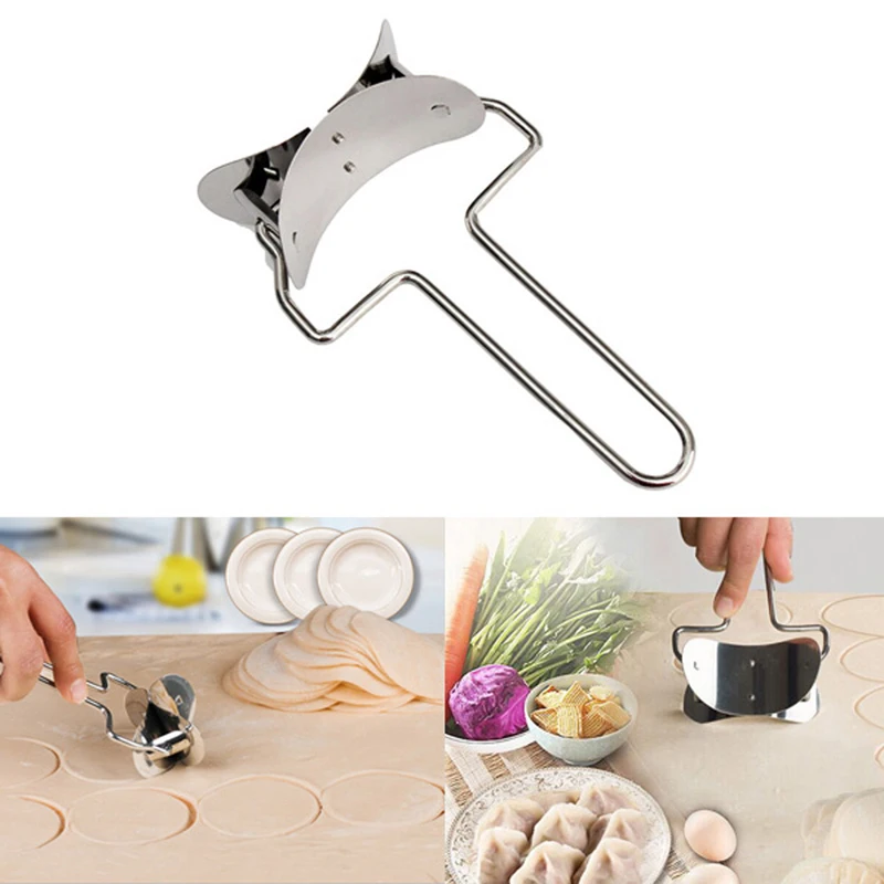 Stainless Steel Dough Press Dumpling Mould Maker Cooking Pastry Tools Circle Dumpling Device Dumpling Making Machine
Stainless Steel Dough Press Dumpling Mould Maker Cooking Pastry Tools Circle Dumpling Device Dumpling Making Machine